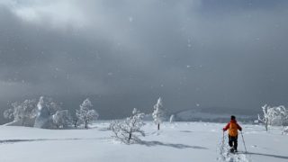 <冬山>札幌岳(さっぽろだけ) スノーシュー登山
